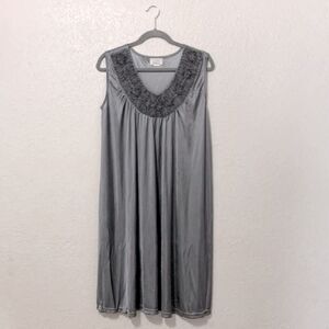 Lati fashion intimates collection silver nightgown